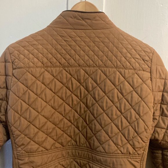 Love Tree Brown Quilted Puffer Jacket with Stand-Up Collar - Picture 10 of 10